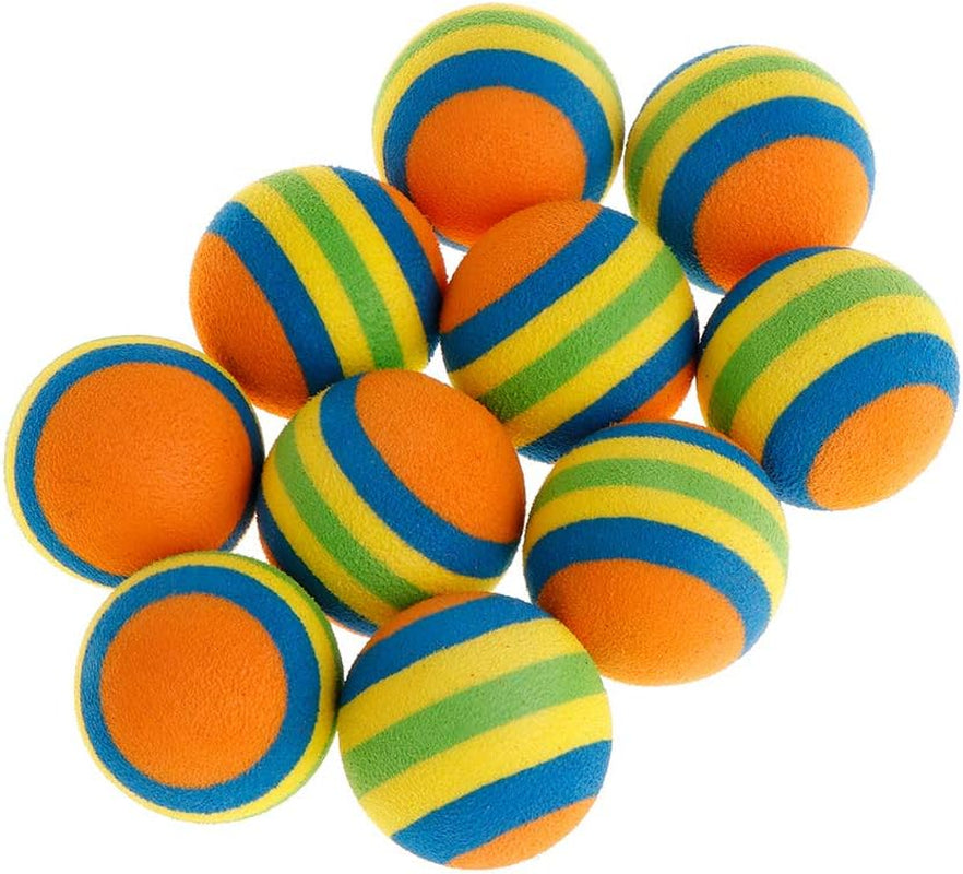 Pack of 10 Pet Interactive Toy Fetching & Chewing for Small Pet Dogs Indside outside Training for Play