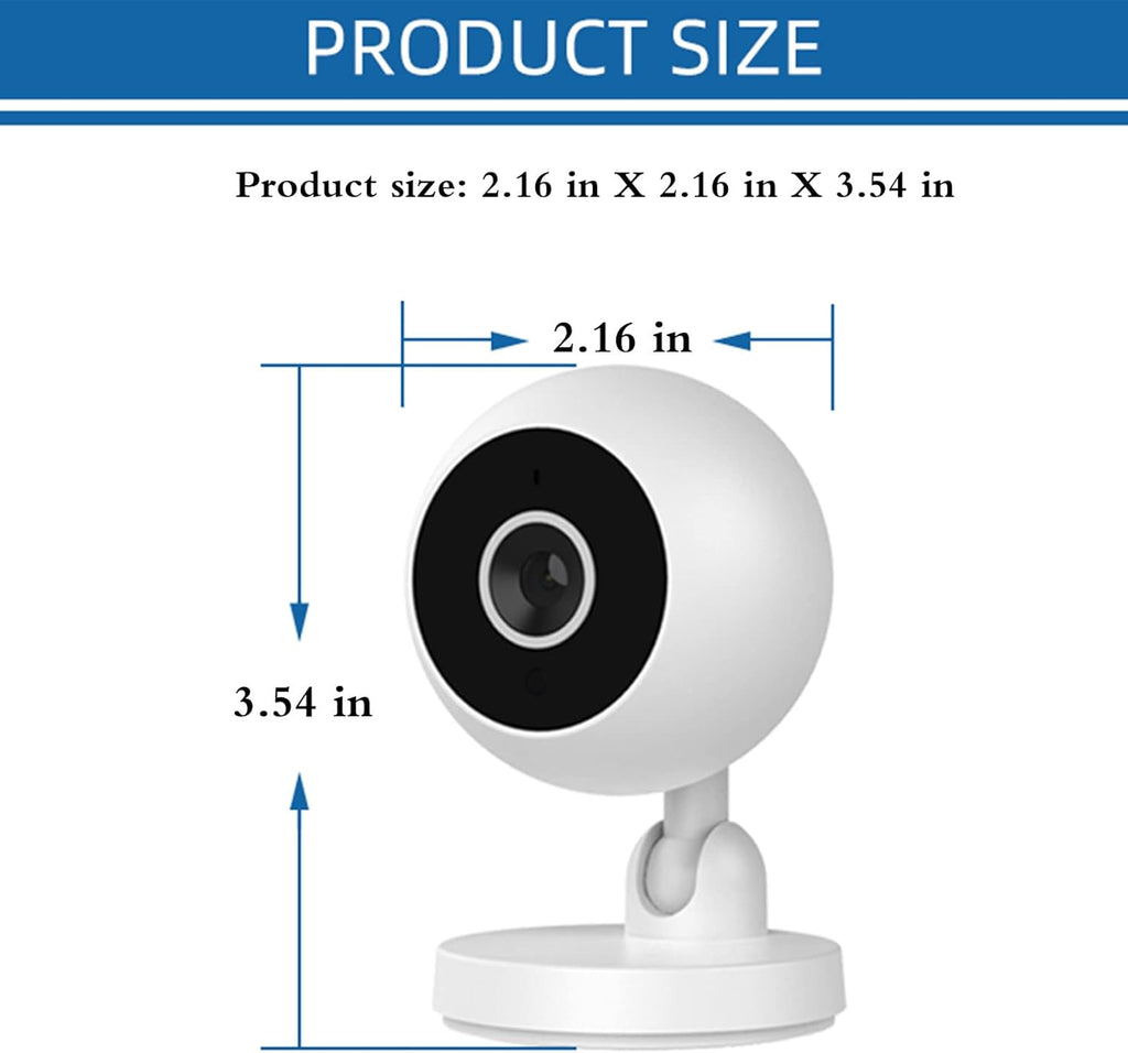 Remote Home Security Cameras 2.4G HZ Camera Security Camera Indoor Cameras for Home Security Pet Camera Outdoor Cameras Support Ios Android Motion Detection Two-Way Audio Cool Stuff