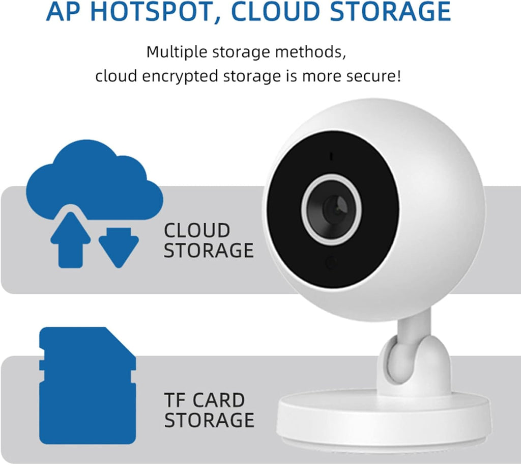 Remote Home Security Cameras 2.4G HZ Camera Security Camera Indoor Cameras for Home Security Pet Camera Outdoor Cameras Support Ios Android Motion Detection Two-Way Audio Cool Stuff