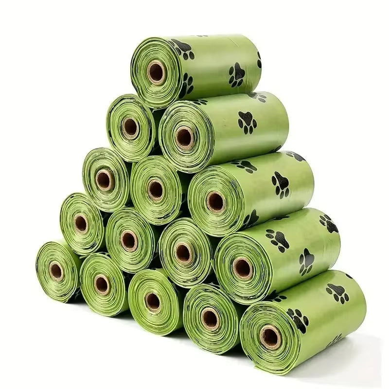 240Pcs/16 Rolls Thick Bags for Dog Excrement Leakproof Pet Waste Bag for Dog Outdoor Walking Pet Outdoor Garbage Bag