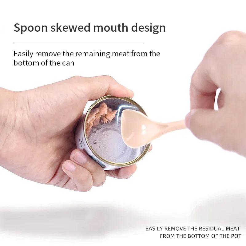 New Portable Silicone Dog Cat Canned Lid 2-In-1Food Sealer Spoon Pet Food Cover Storage Fresh-Keeping Lids Bowl Pets Products